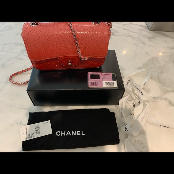 Chanel ombré python shoulder crossbody bag - Picture 3 of 9